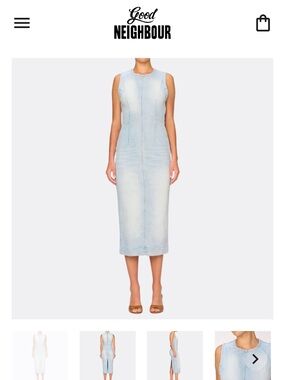 DL1961 Esme Denim Midi Dress